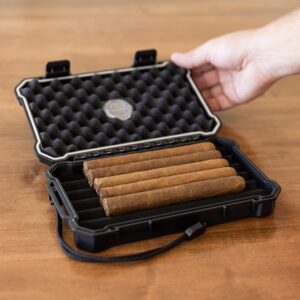 Napoli Cigar Travel Humidor - Imagen 2