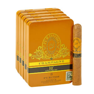 Perdomo 10th Anniv Champagnes Puritos 5*1 - Imagen 1